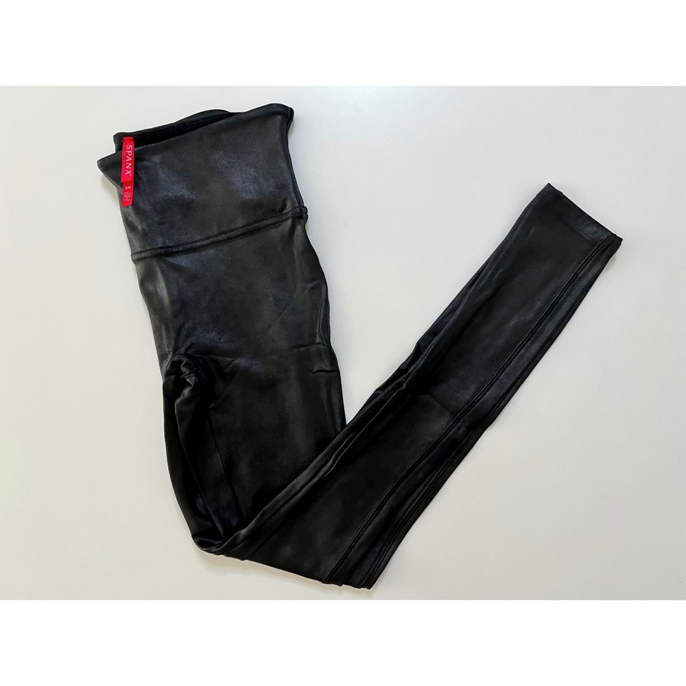 SPANX Faux Leather Legging (Petite)